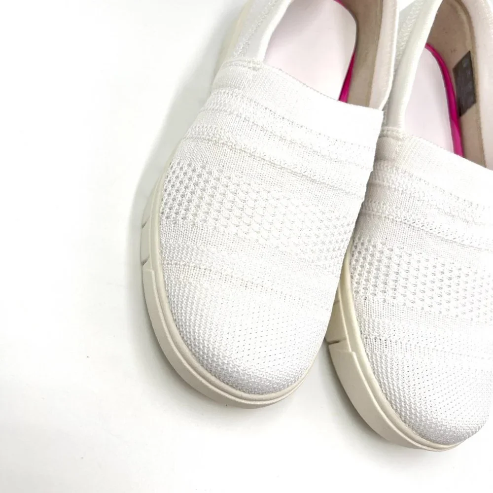 Ryka Womens Hera White Knit Slip On Comfort‎ Casual Sneakers Shoes 5.5M - Picture 4 of 12